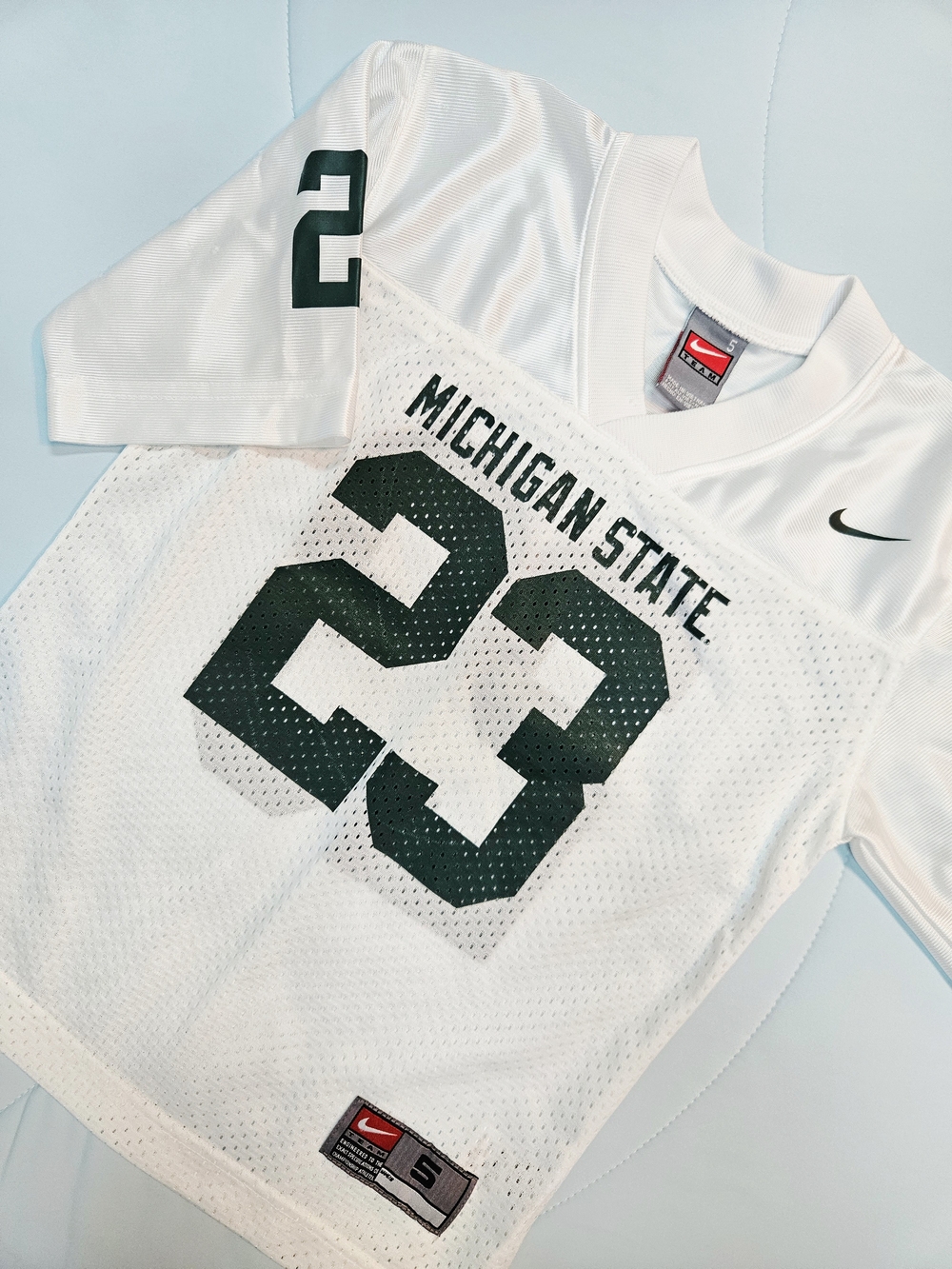 Nike Michigan State Football Jersey #23 Youth Size 5